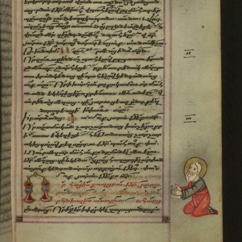 Hymnal, Old man praying, Walters Manuscript W.547, fol. 51r.jpg
